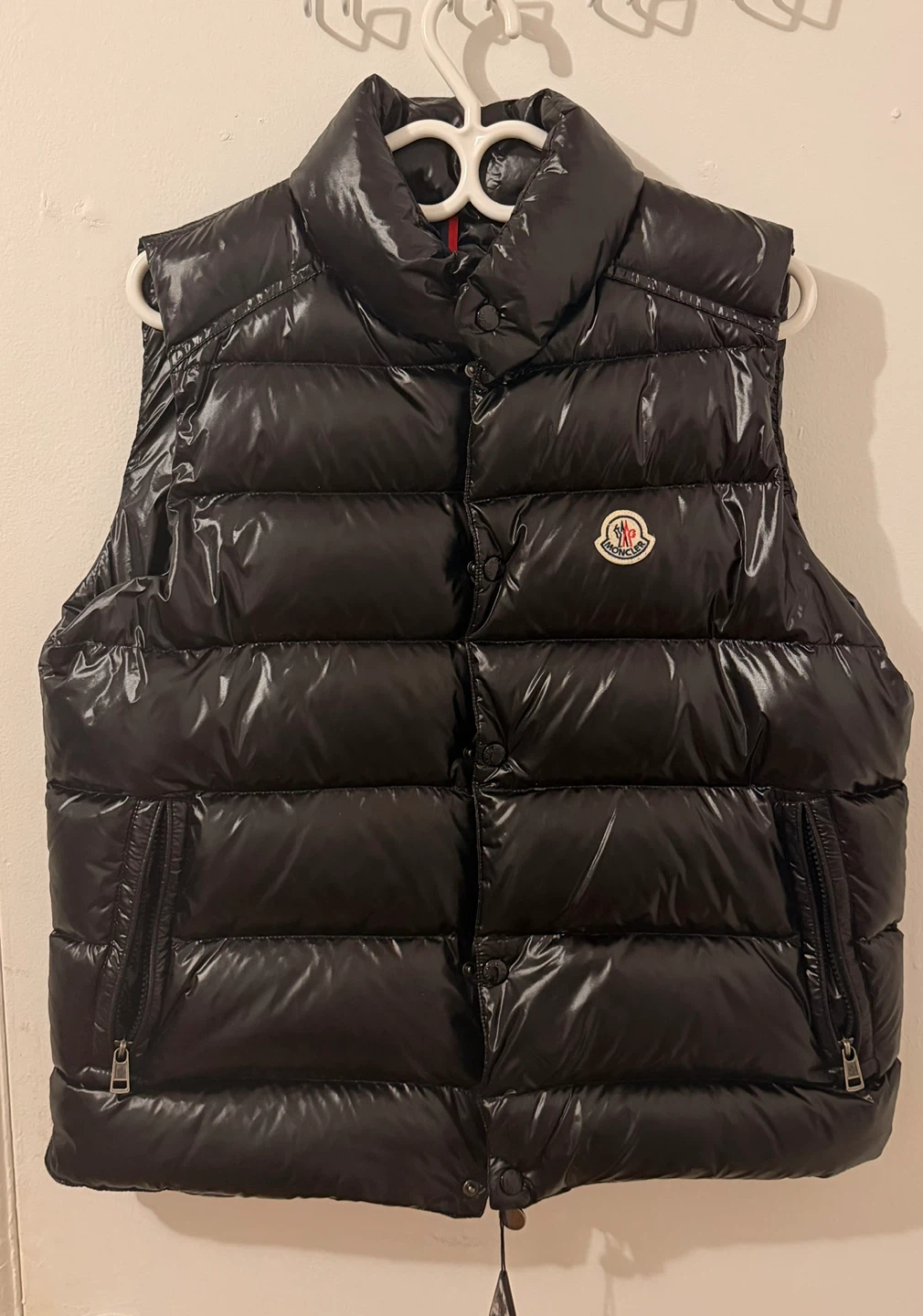 Moncler Black Puffer Vest