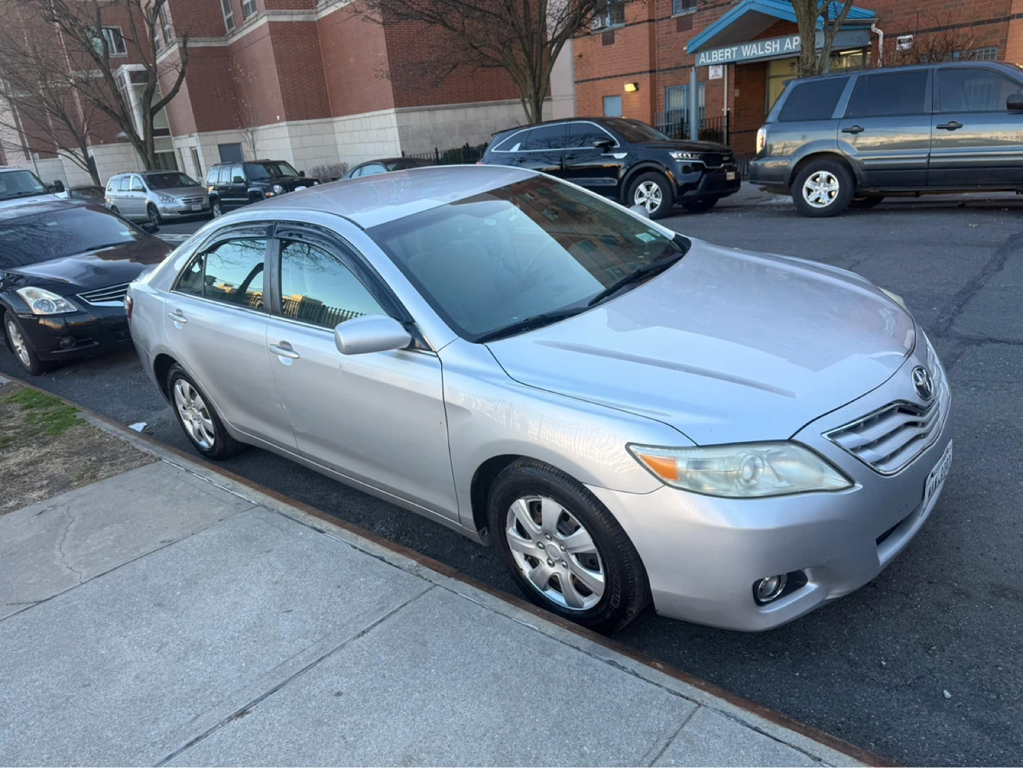Silver Toyota Camry Sedan