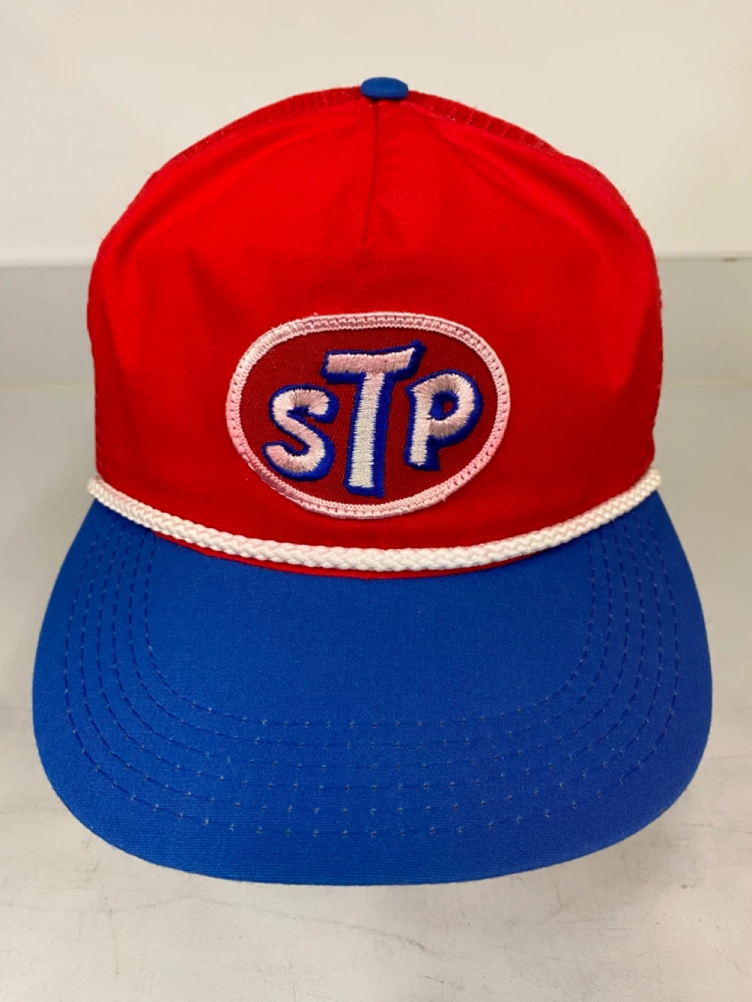 Vintage 80’s STP Rope Mesh Trucker Snapback Hat - Made in USA - photo 2