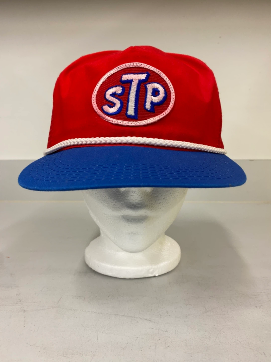 Vintage 80’s STP Rope Mesh Trucker Snapback Hat - Made in USA