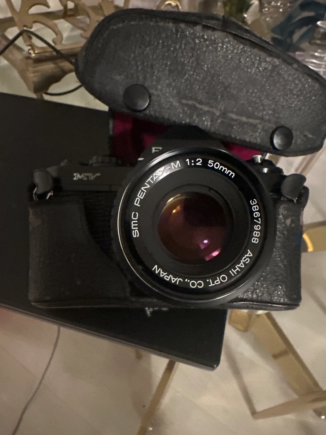 Pentax MV SLR Film Camera with Case