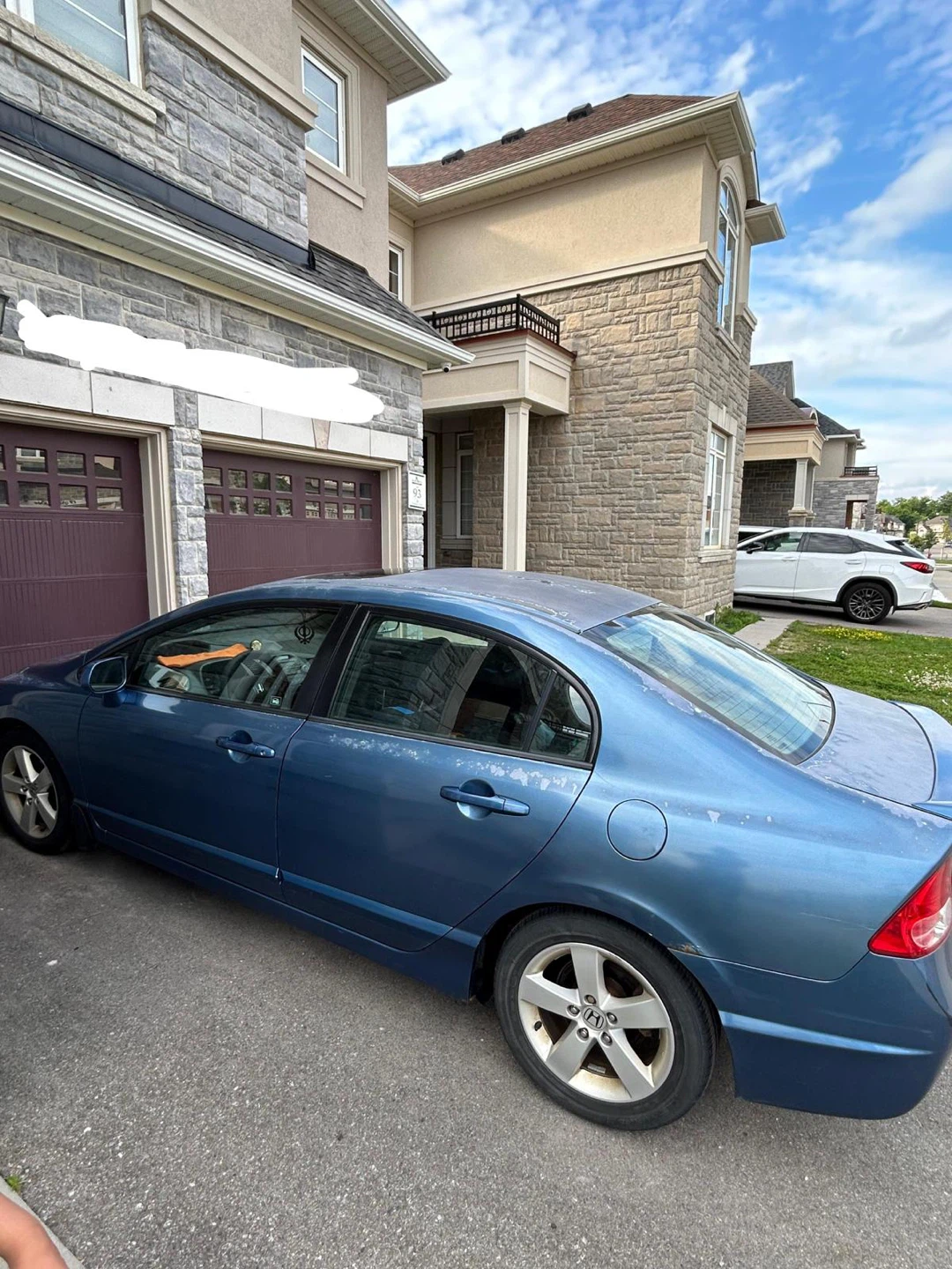 Blue Honda Civic Sedan - photo 2