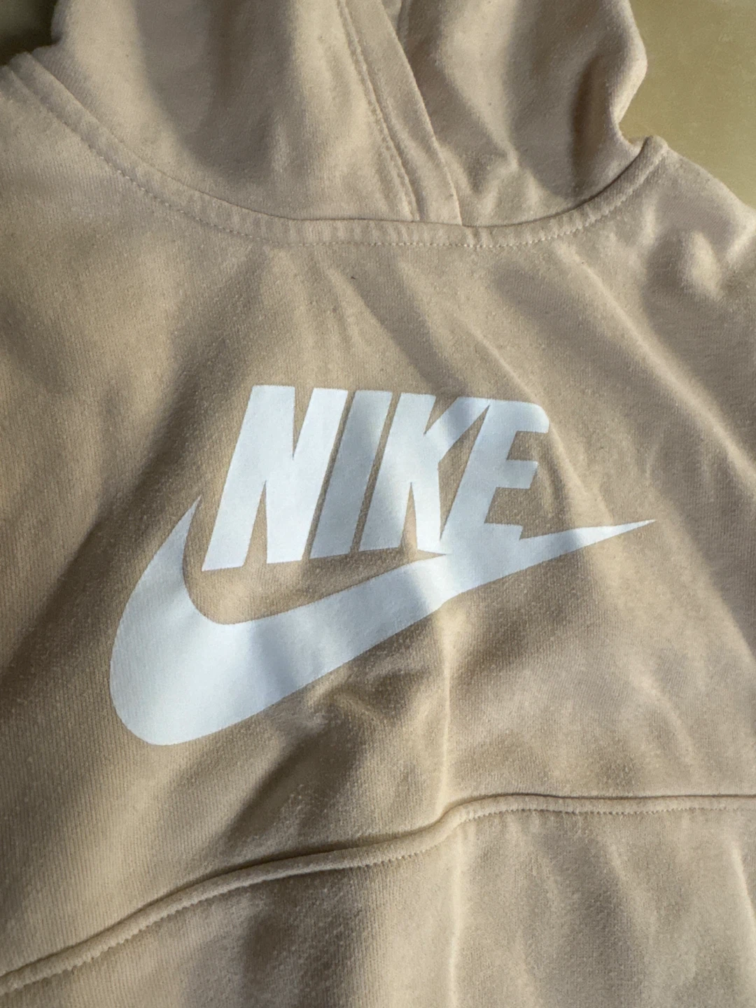 Nike Toddler Hoodie and Sweatpants Set Beige XS 3-4 Years - photo 2