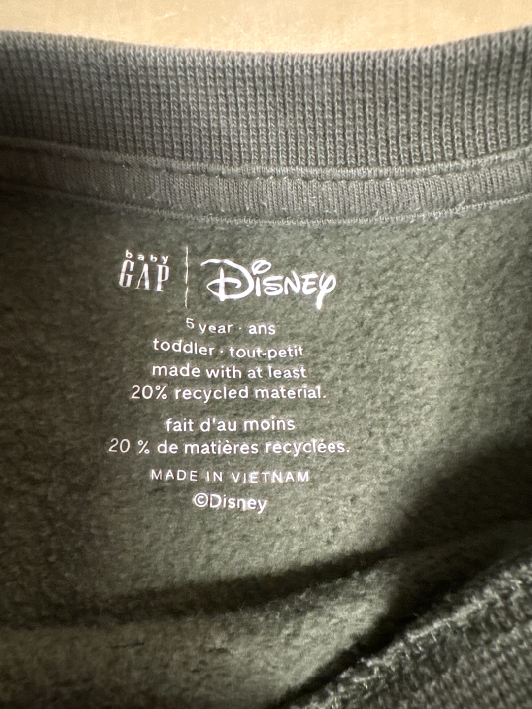 Gap x Disney Mickey Mouse Crewneck Sweatshirt - Toddler Size 5 - photo 2