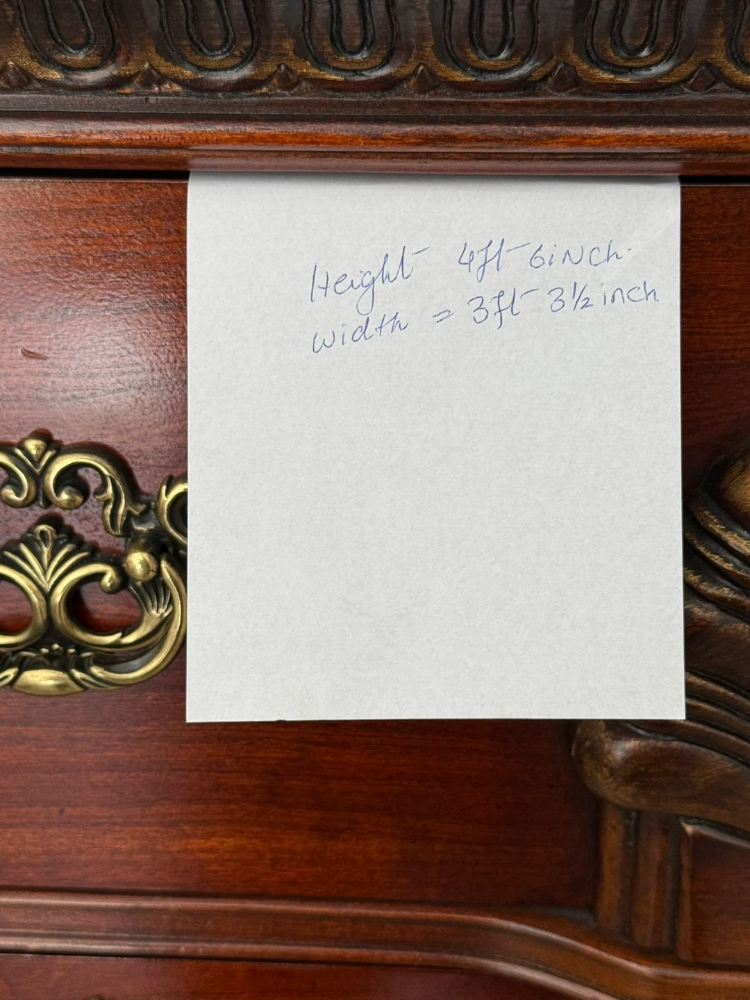 Cherry Wood Chest of Drawers