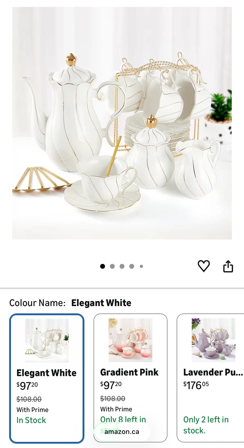 DUJUST Luxury British Tea Set - photo 2