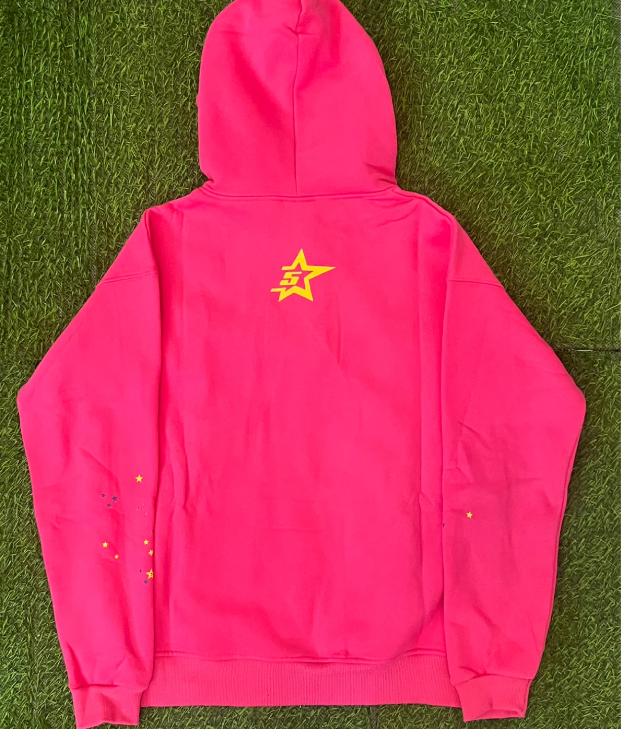 Pink spider hoodie - size small - photo 2
