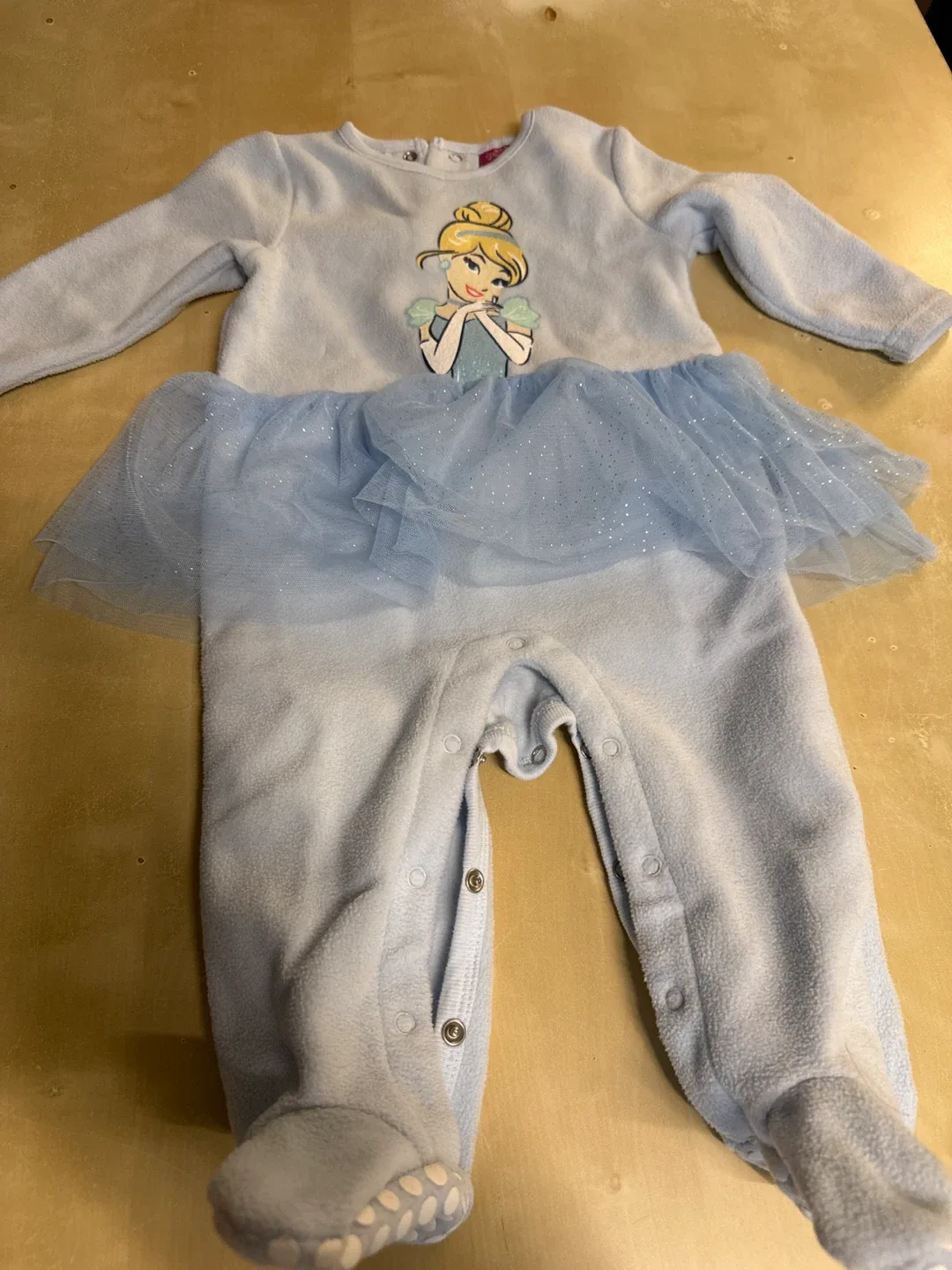 Disney Princess Cinderella Baby Sleepsuit 9M