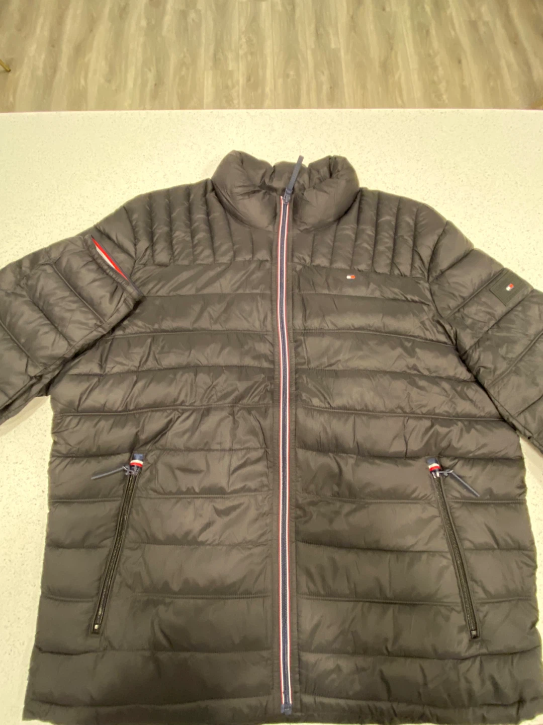 Tommy Hilfiger puffer jacket retail $195.00