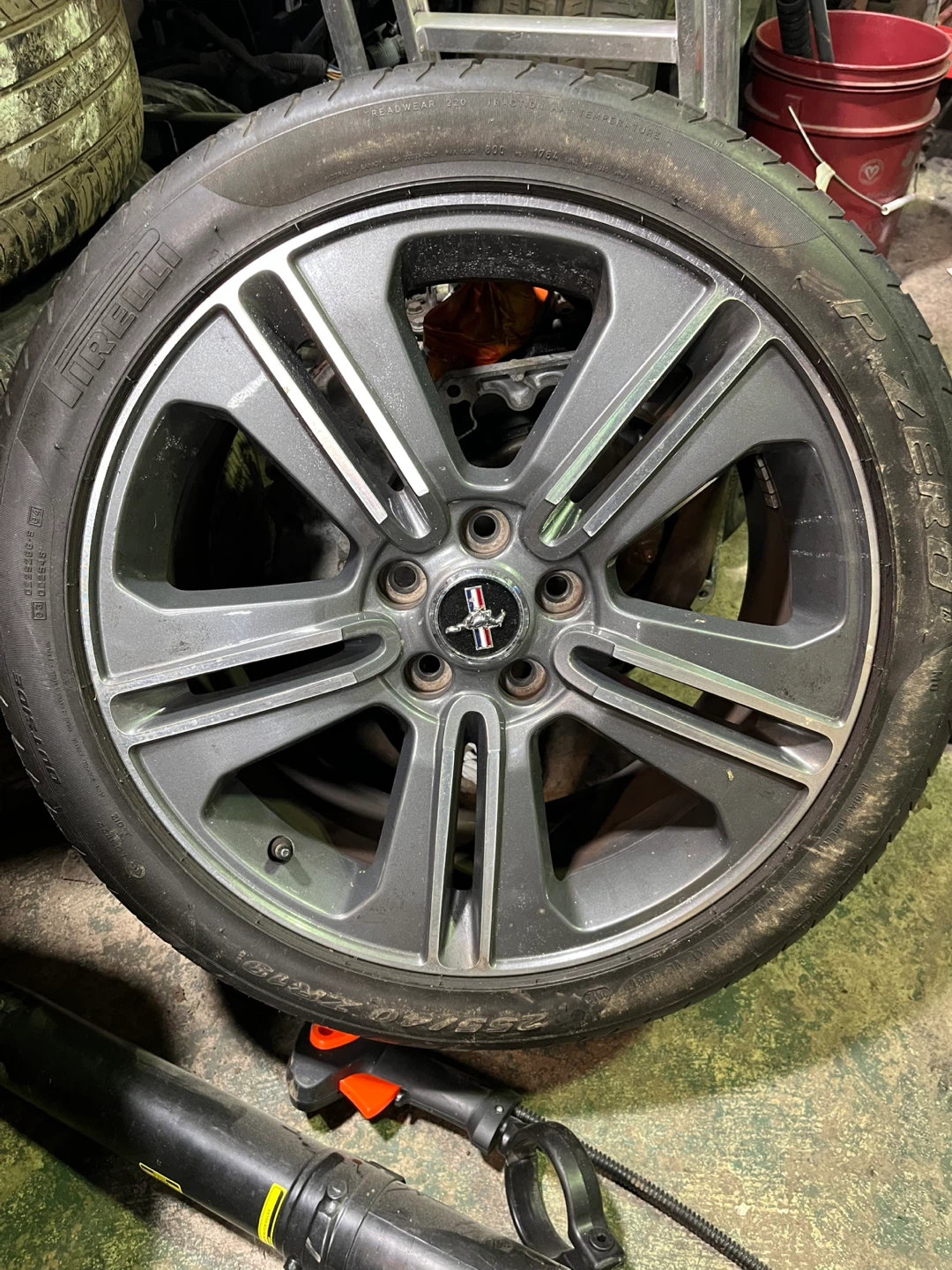 Mustang Rims with Pirelli 255/40ZR19 Tires