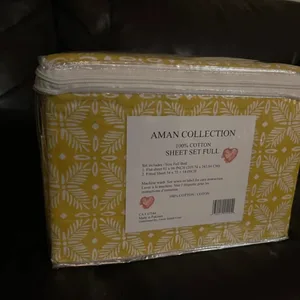 Aman Collection 100% Cotton Sheet Set - Full