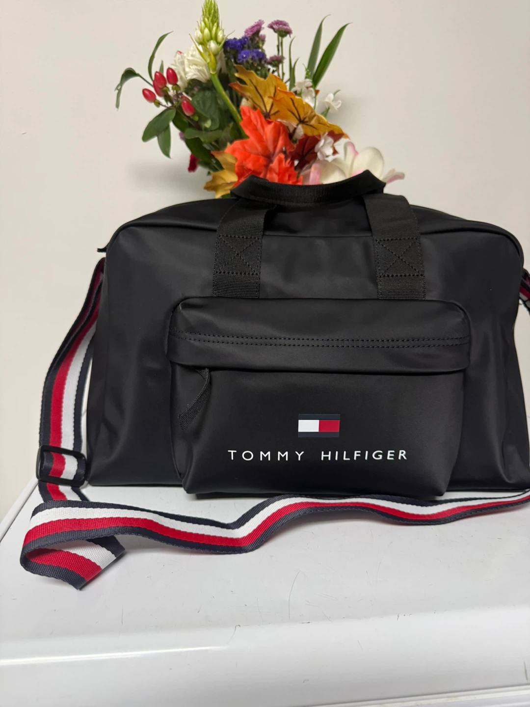 Tommy Hilfiger Black Duffle Bag