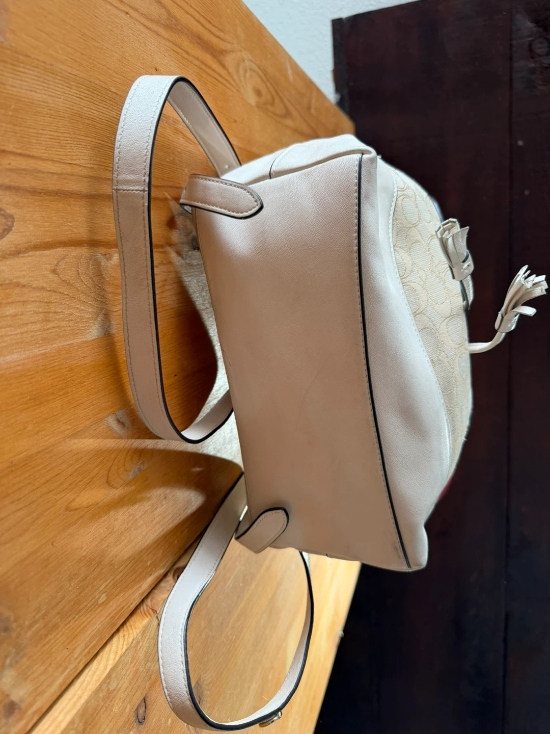 Coach Signature Canvas Backpack - photo 5