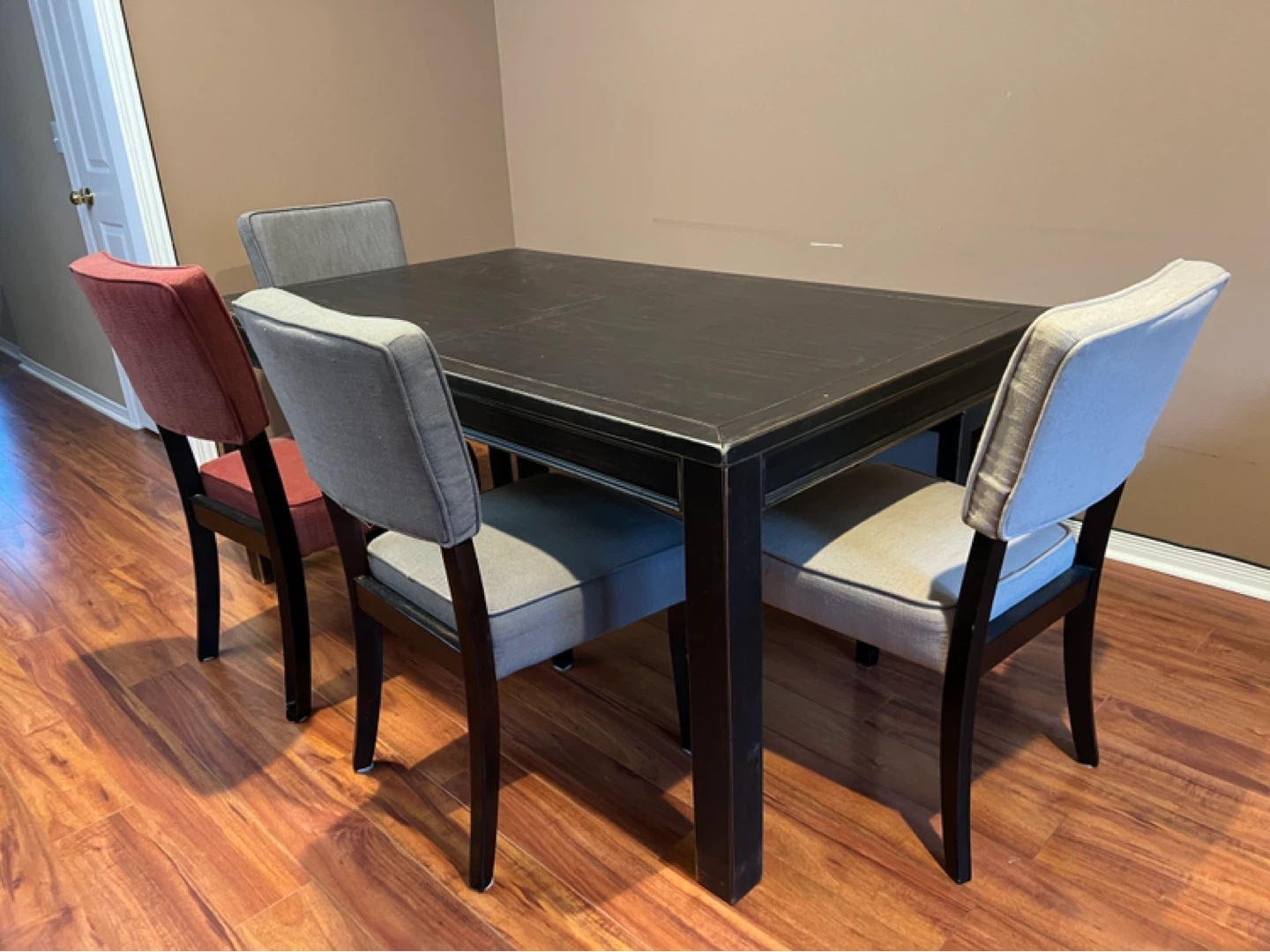 Dining Table Set with 4 Chairs and Bench - photo 3