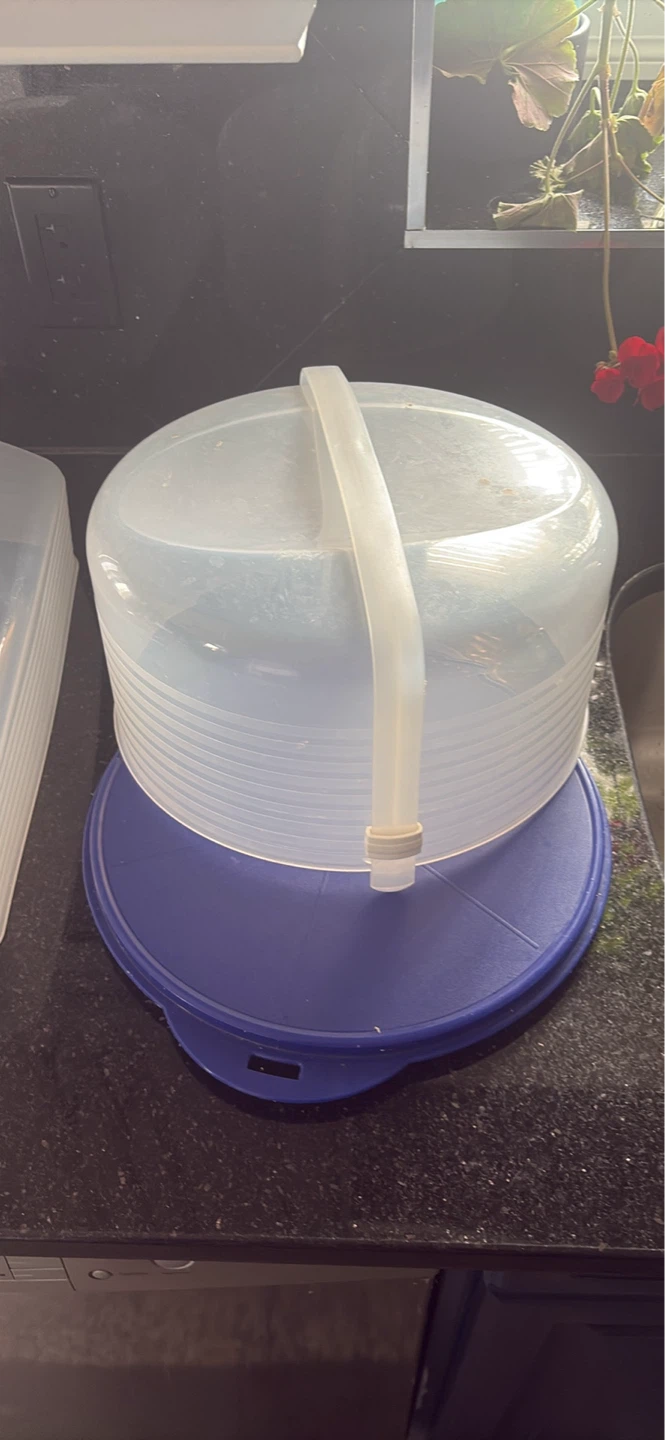 Plastic Cake Carrier with Handle