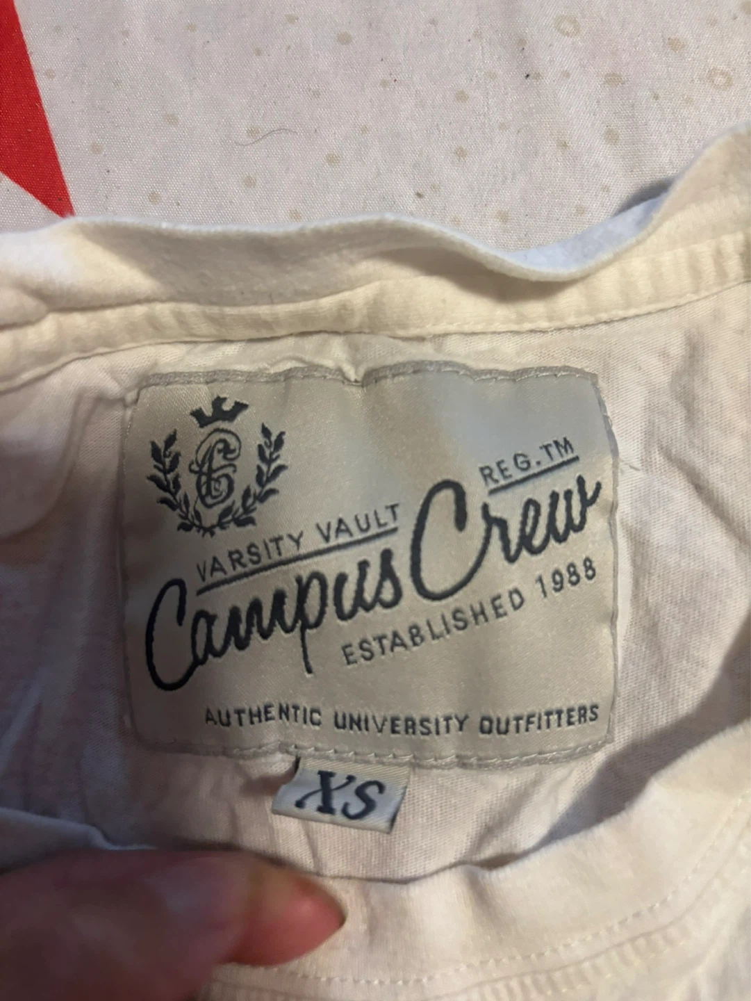 Campus Crew XS White T-Shirt - photo 2