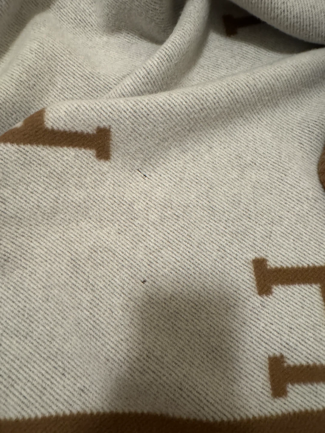 Hermès Avalon Throw Blanket Écru/Camel - photo 4