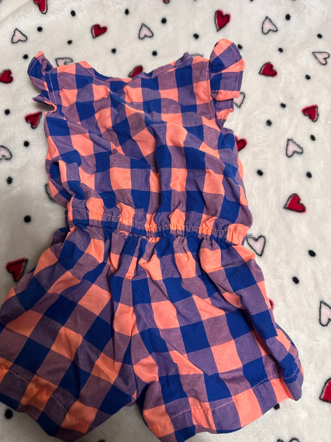 Carter's Baby Girl "3m" Plaid Romper - photo 4