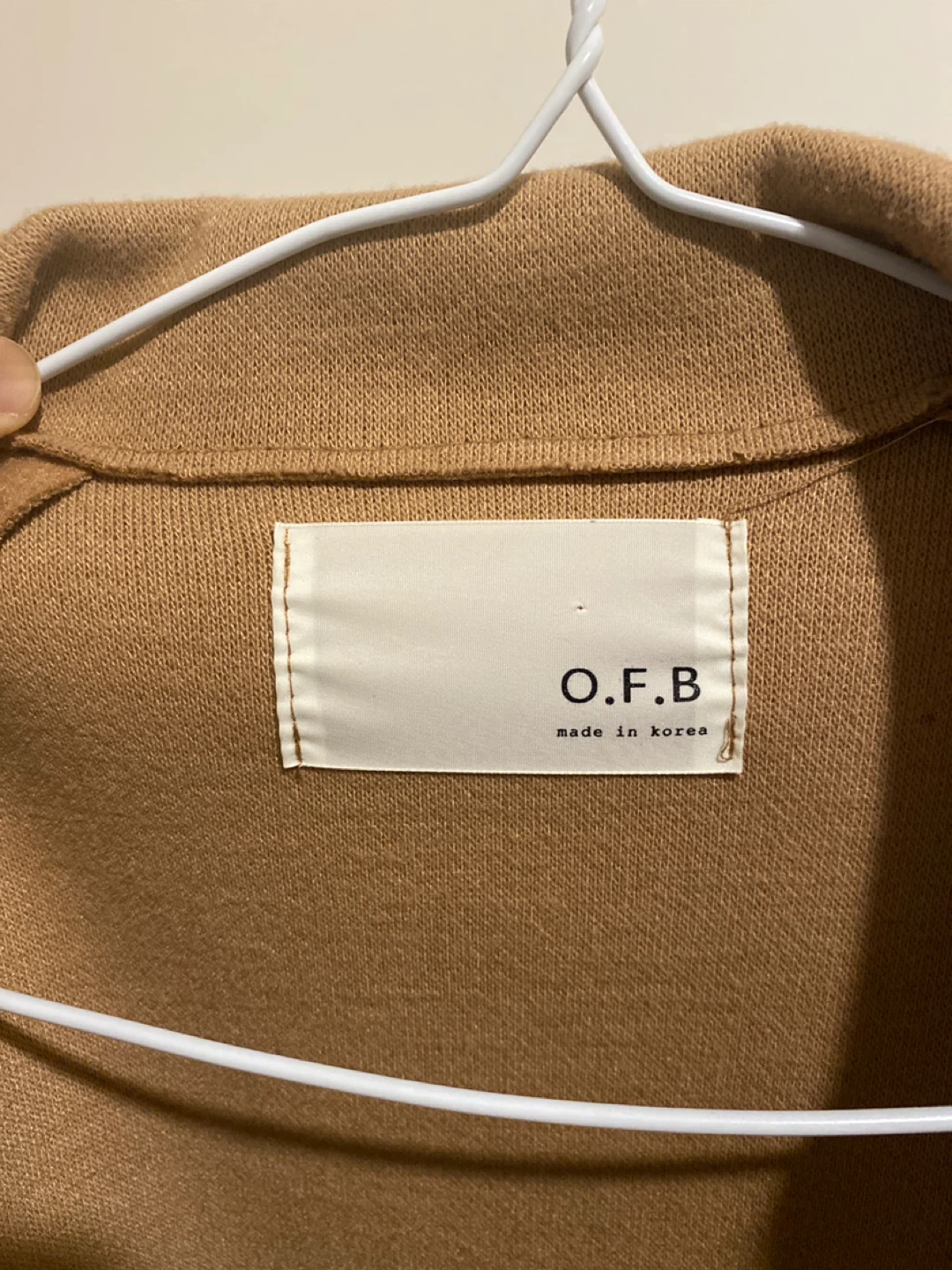 O.F.B Camel Wool Blend Coat - photo 2
