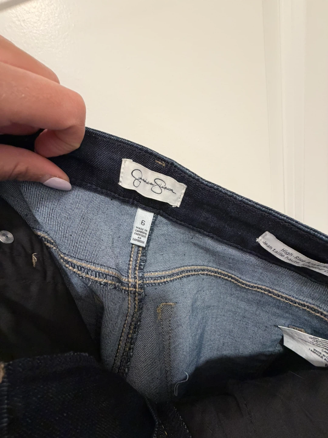 Jessica Simpson High-Rise Ankle Jeans Size 6 - photo 2