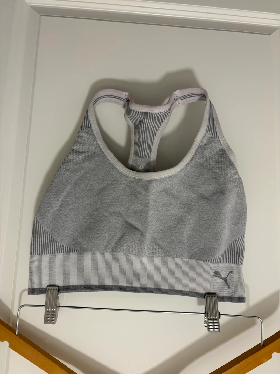 Puma Grey Sports Bra Medium