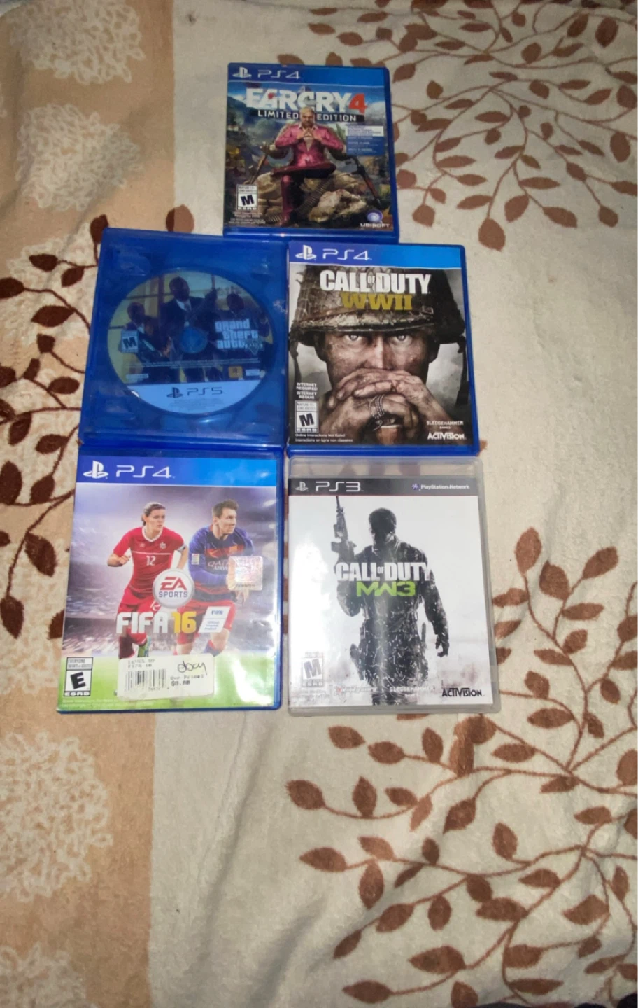 Ps5/ps4 games no scratches or anything each for 15$-20$