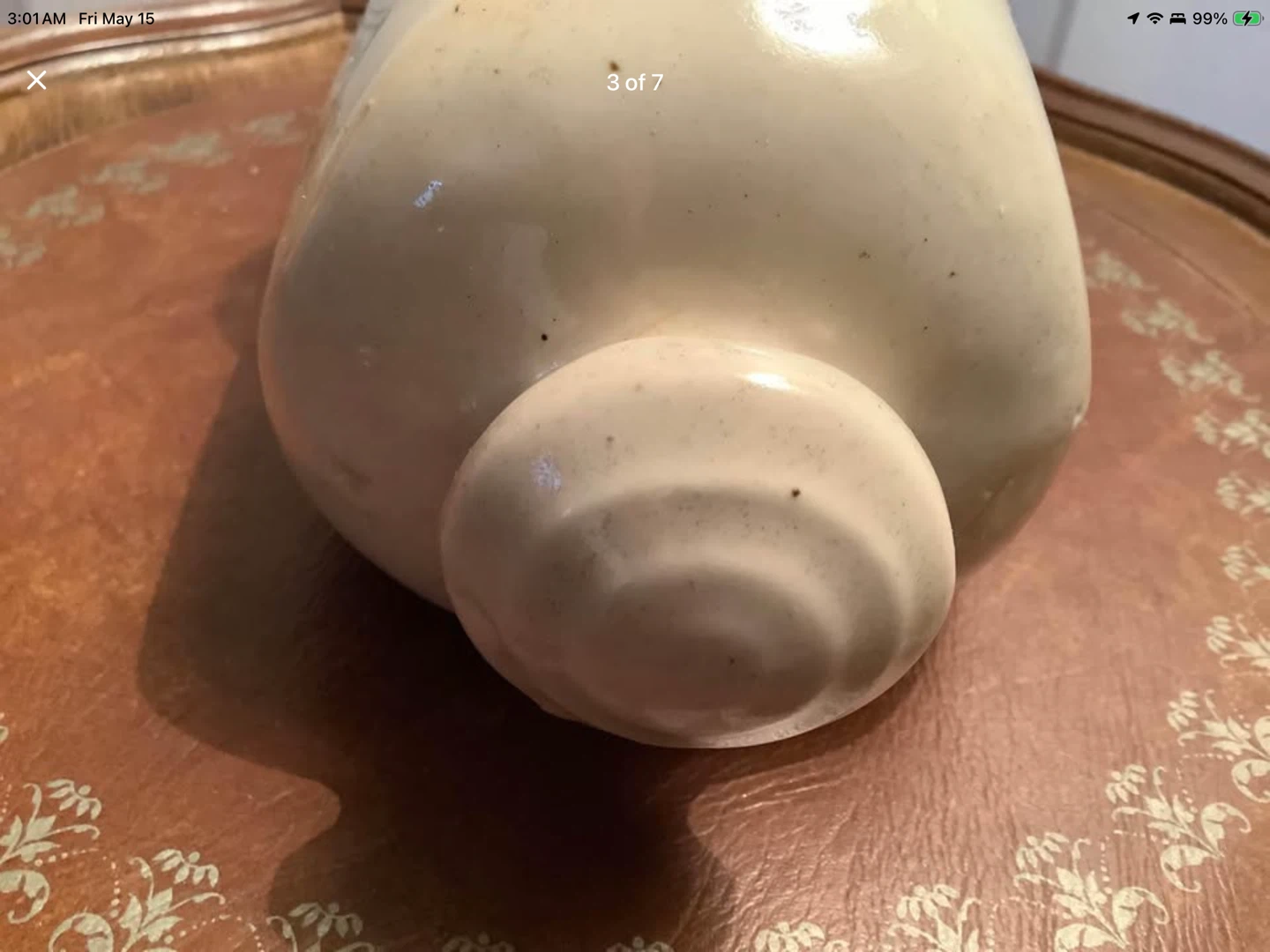Rare Children’s Size Antique Doulton’s Foot Warmer 🐞 - photo 3