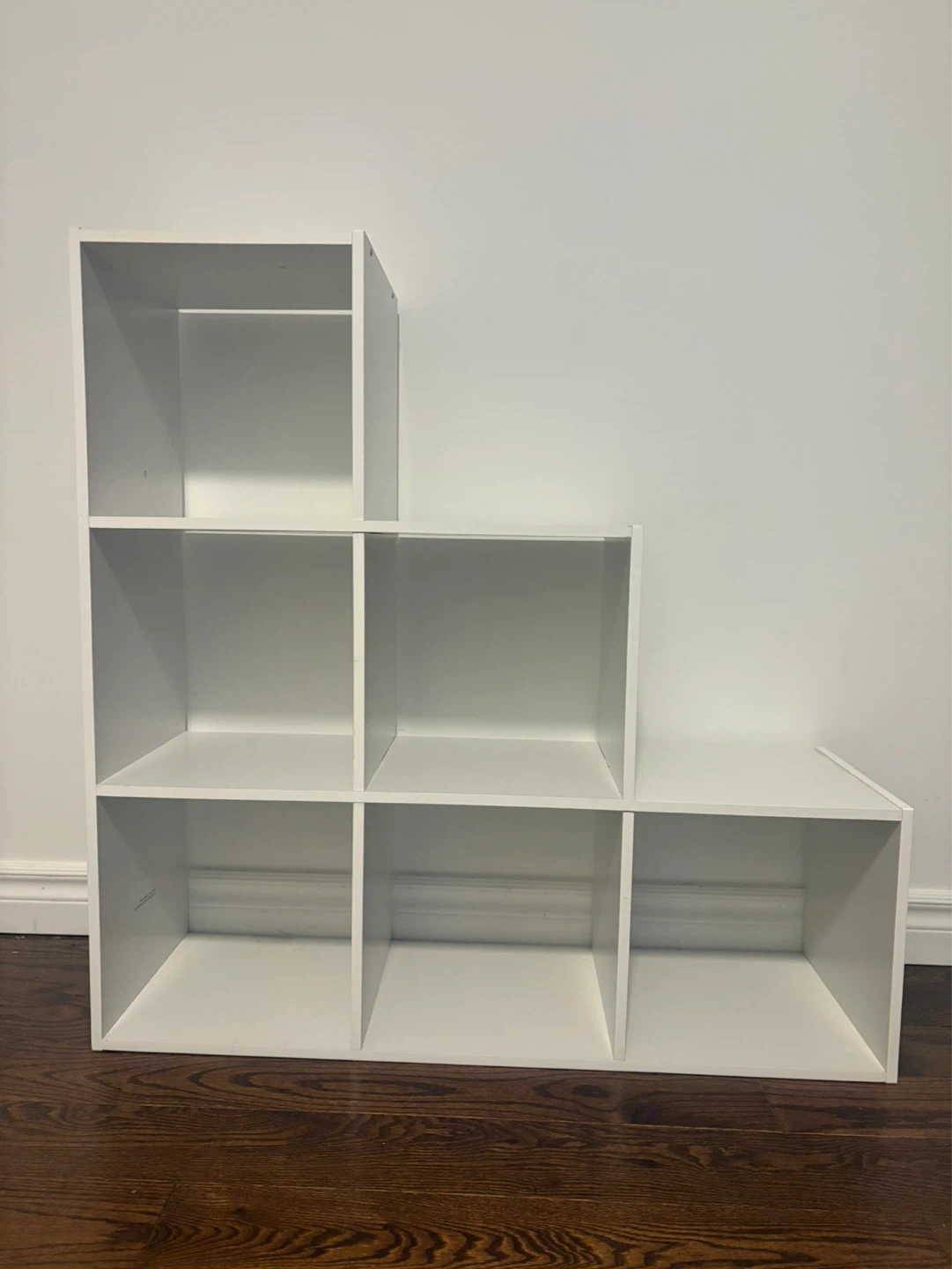 $5 - Mainstays 3-2-1 Cube Storage Organizer, White