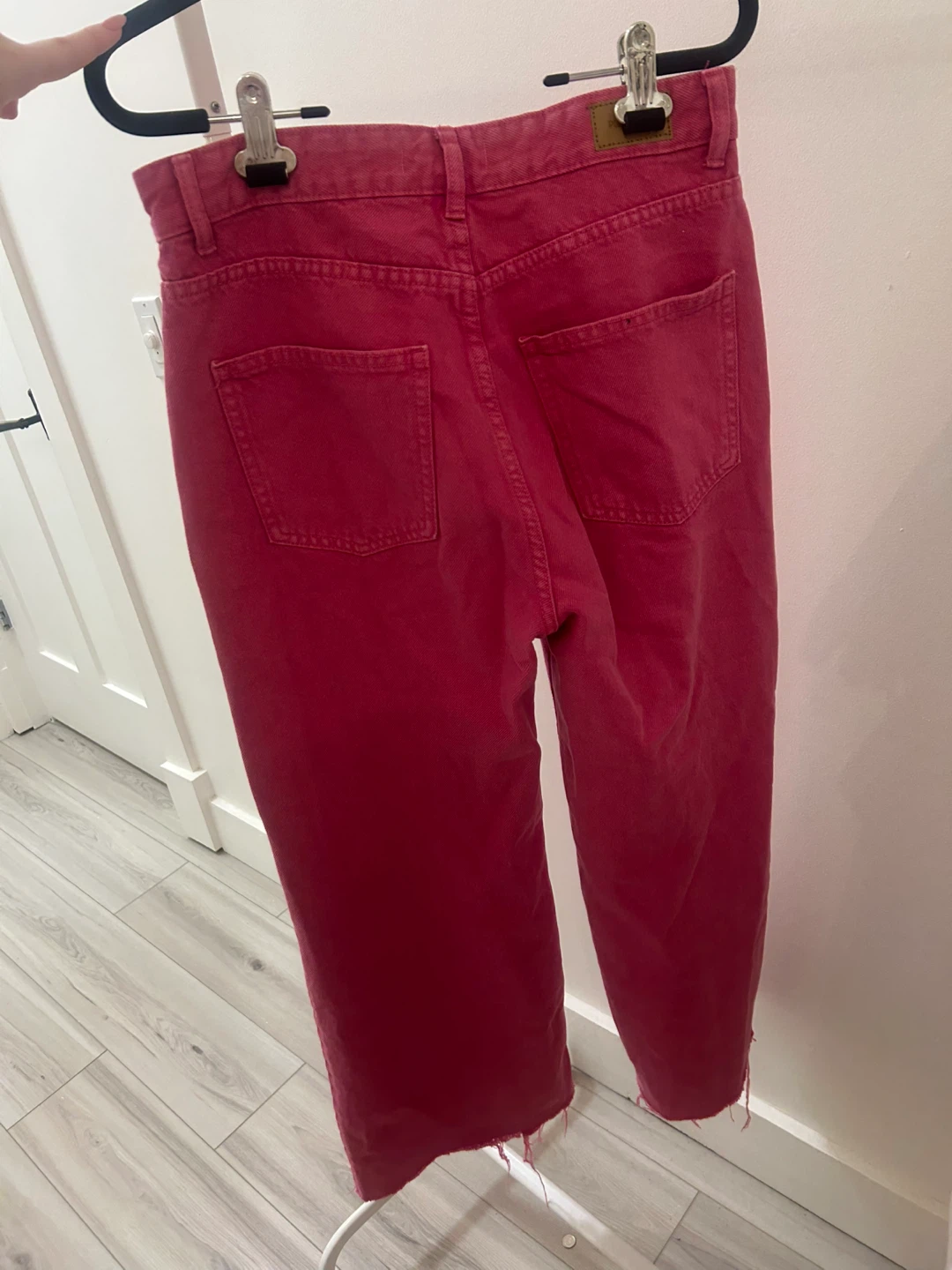 Pull & Bear Pink Wide Leg Jeans - photo 2
