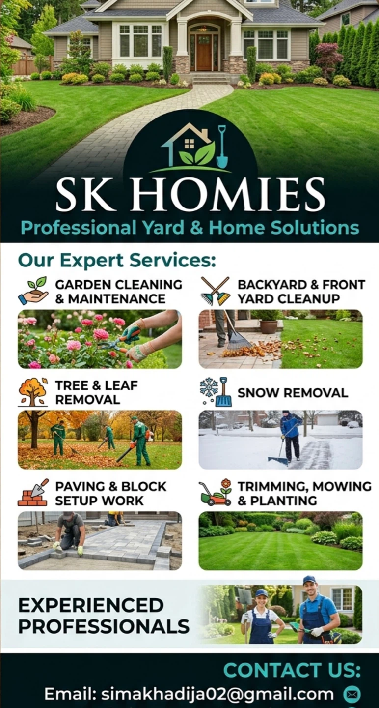 SK Homies Professional Yard & Home Solutions