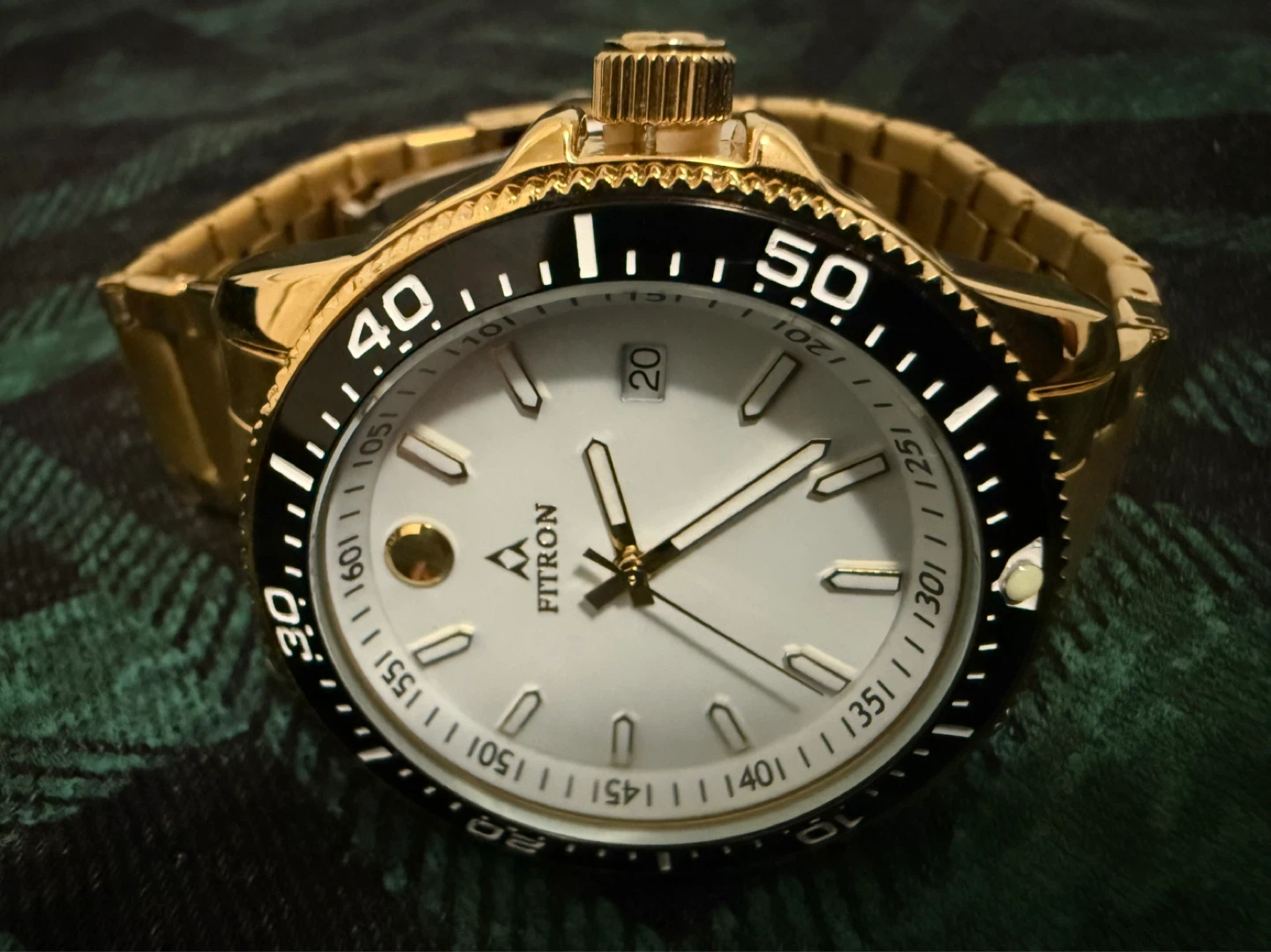 Fitron Gold Tone Dive Watch - photo 4