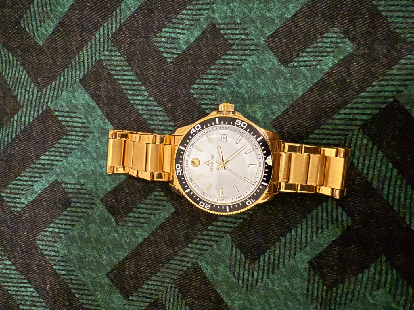 Fitron Gold Tone Dive Watch - photo 2