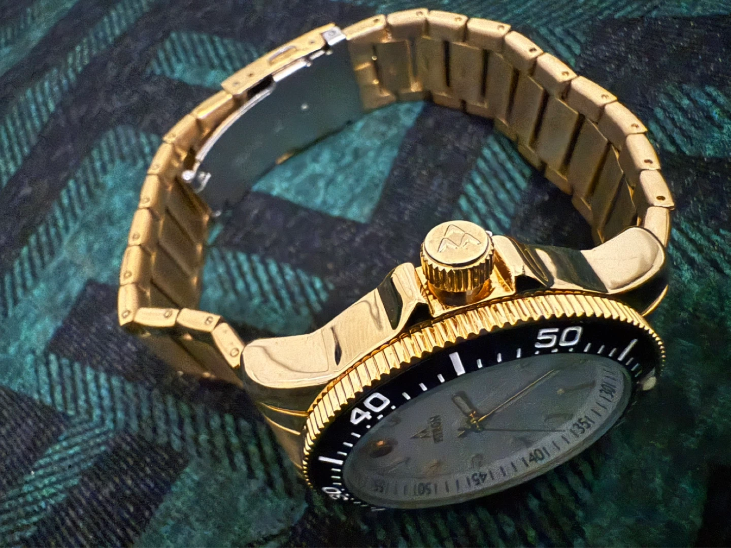 Fitron Gold Tone Dive Watch - photo 3