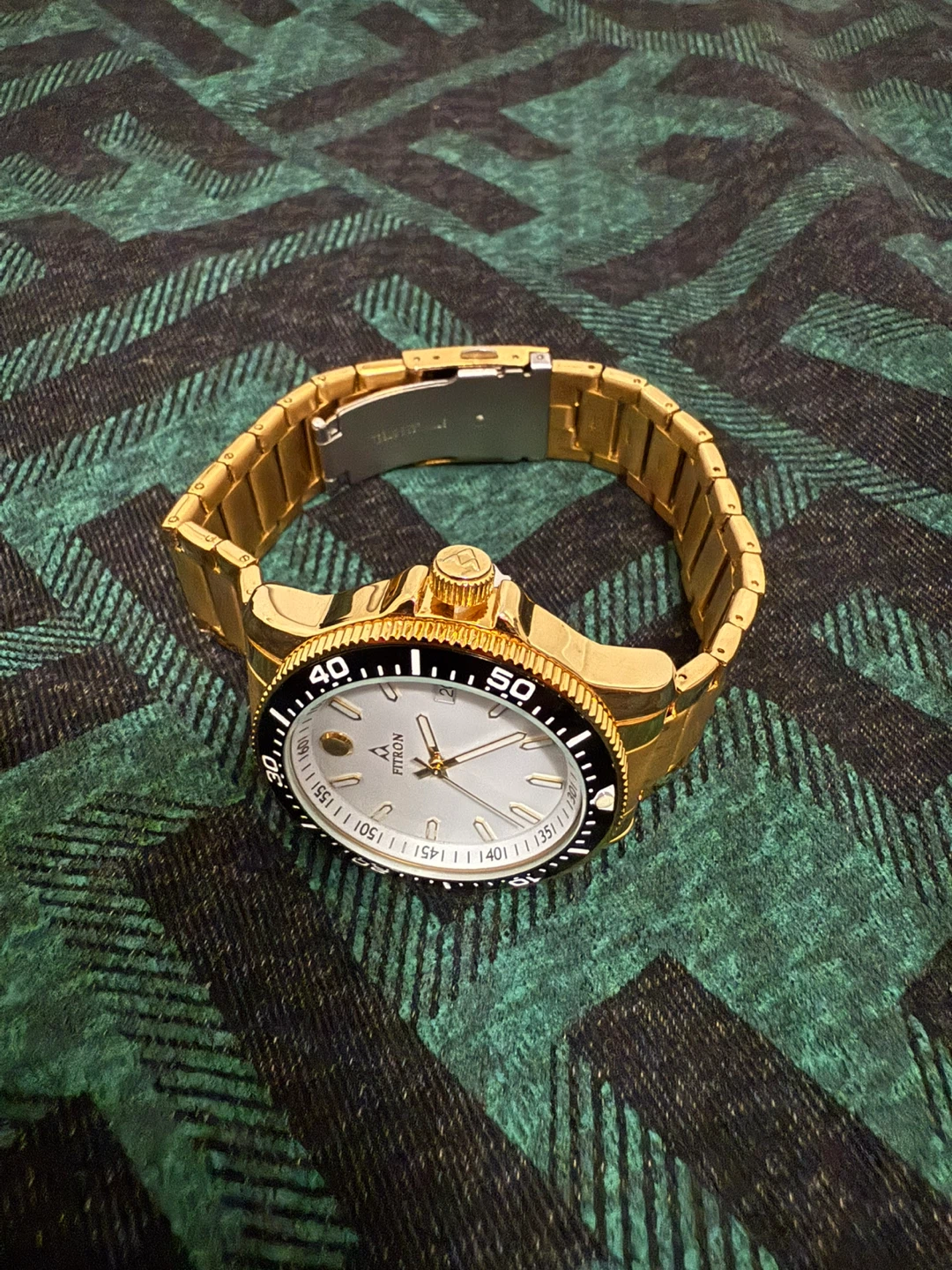 Fitron Gold Tone Dive Watch