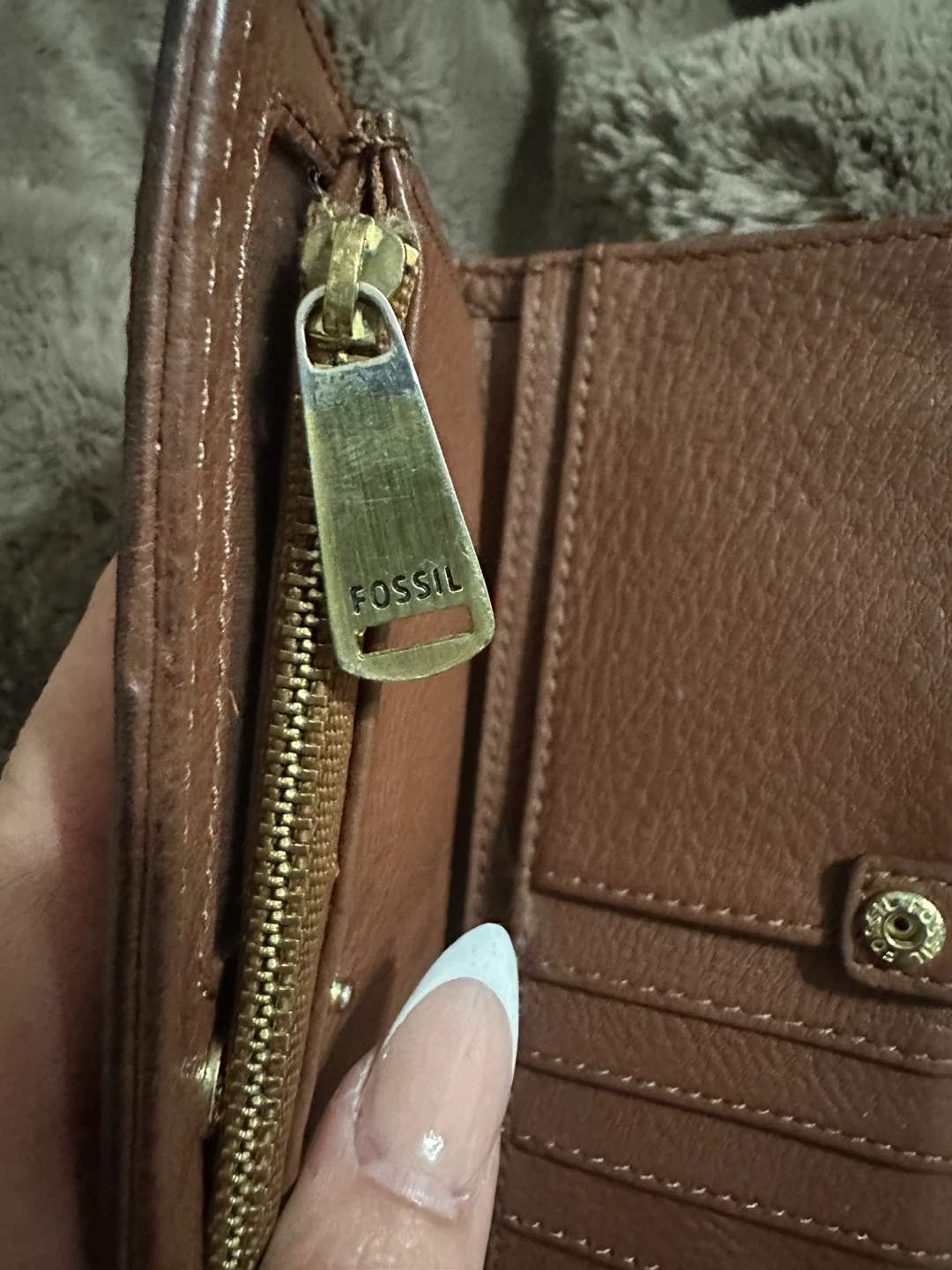 Fossil Brown Leather Bifold Wallet - photo 2