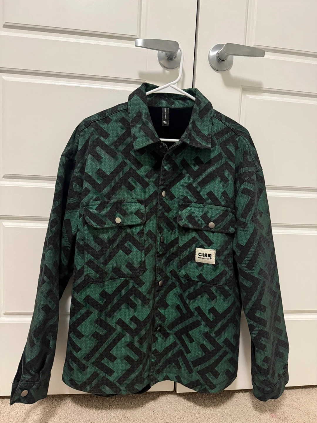Clam Longxiang Flannel Shirt Jacket