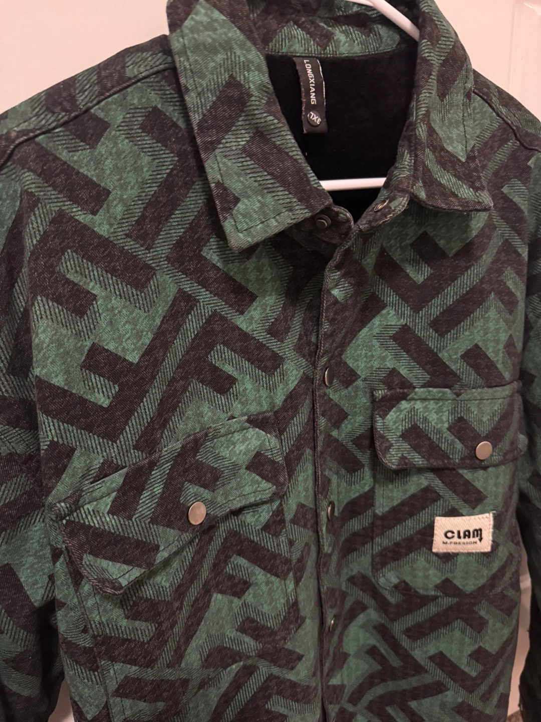 Clam Longxiang Flannel Shirt Jacket - photo 3