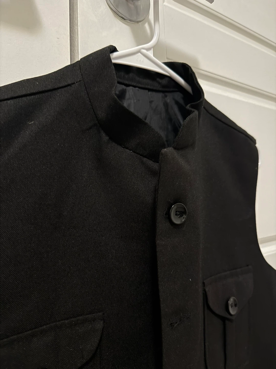 Black V-neck Vest - photo 2