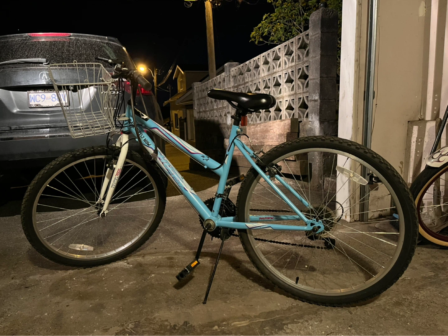 Blue Huffy Mountain Bike with Basket - photo 3
