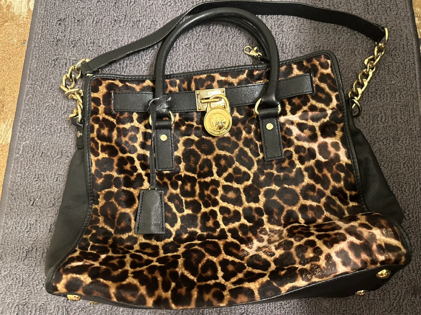 Michael Kors Leopard Print Satchel Bag - photo 4