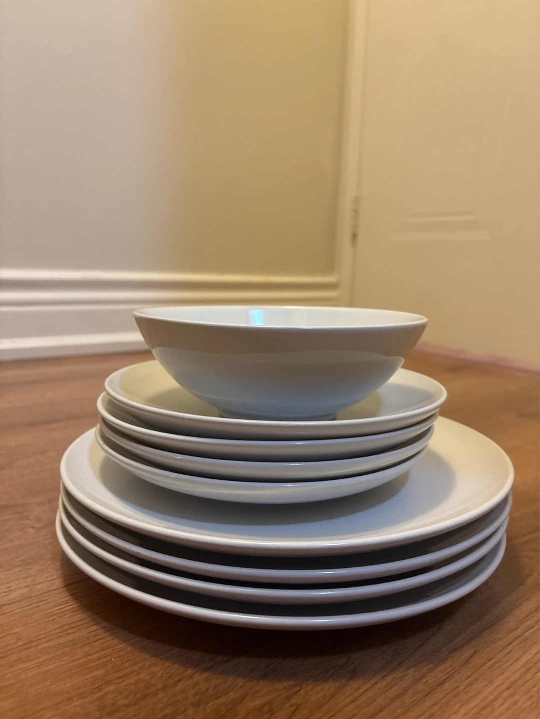 Take all for $5! IKEA White Dinner Plates and Bowl Set