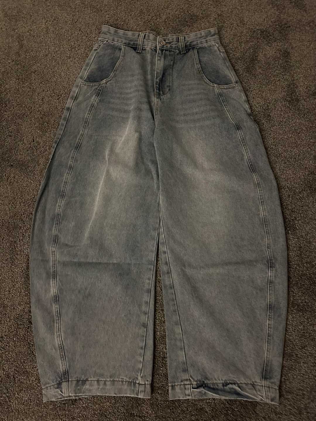 Super Baggy Blue Jeans - photo 2