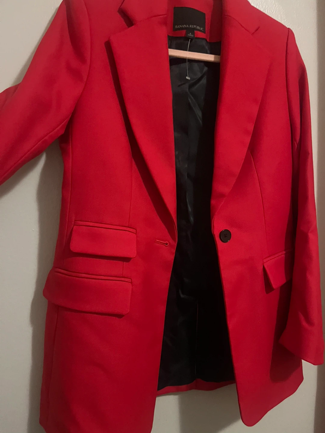 Banana Republic Red Blazer - Size 4 - photo 2