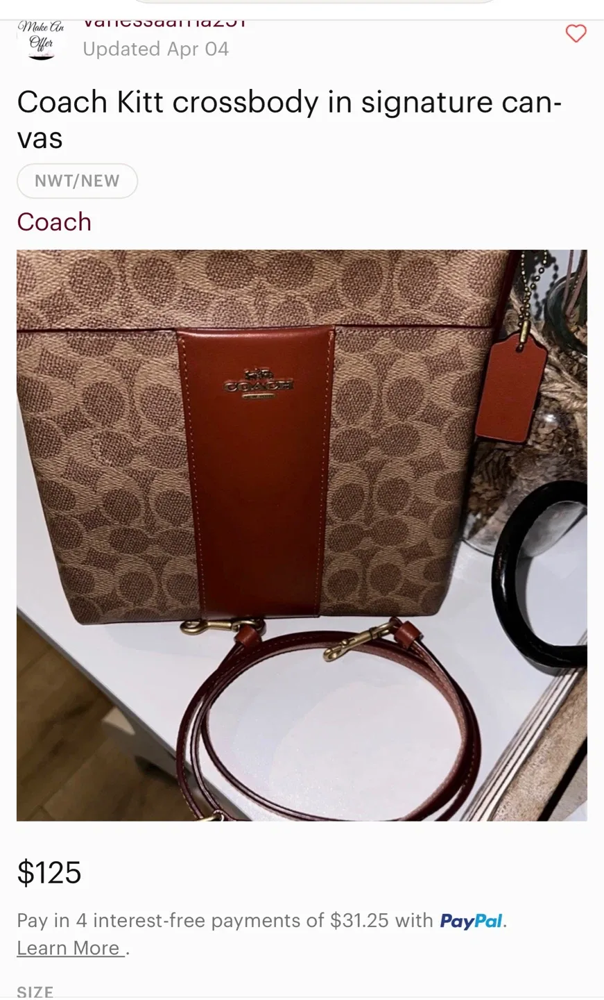 Coach Kitt Crossbody Bag in Signature Canvas - photo 2