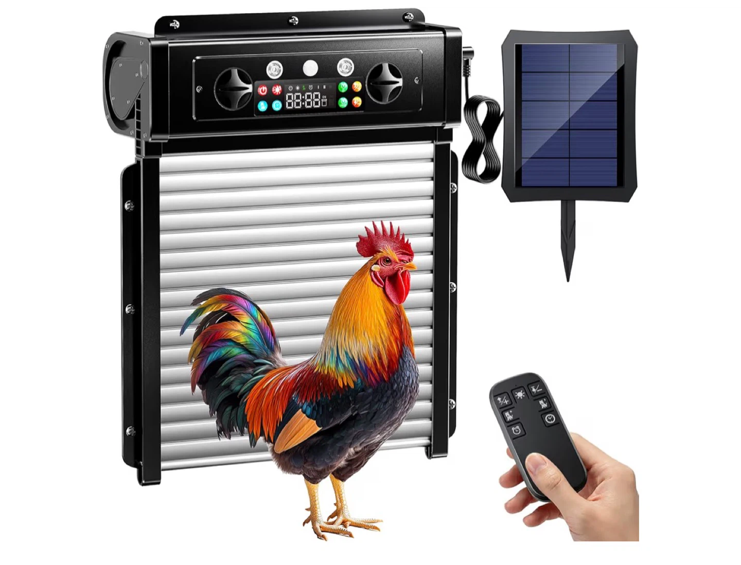 Automatic Chicken Coop Door Solar Powered System