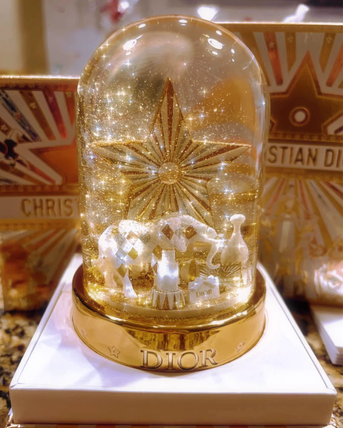 DIOR SNOW GLOBE 2025 Circus of Dreams