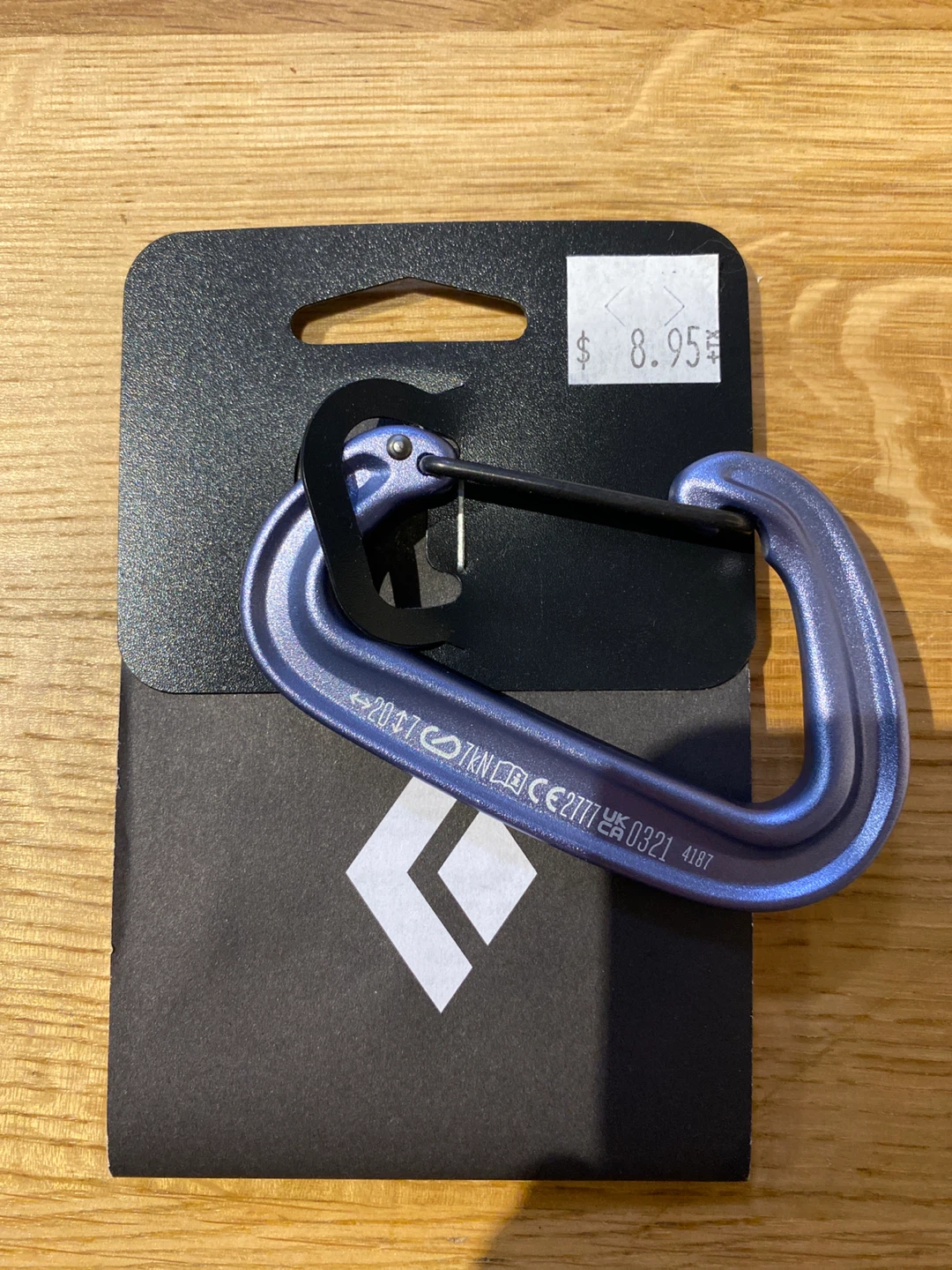 Black Diamond MiniWire Carabiner - Blue - photo 2
