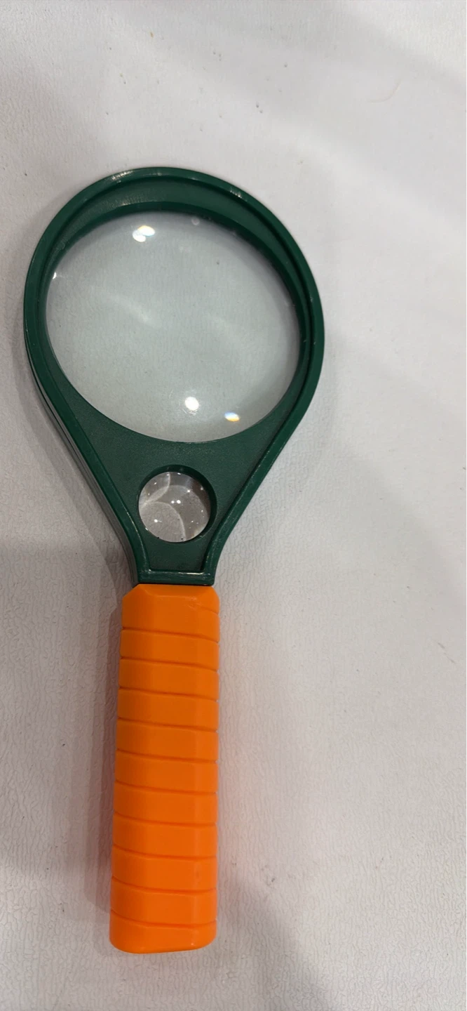 Magnifying Glass with Orange Handle