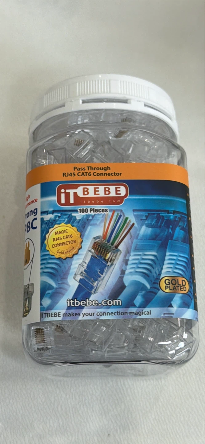 ITBEBE RJ45 CAT6 CAT5/5E Strain Relief Boots - 100 Pieces - photo 3