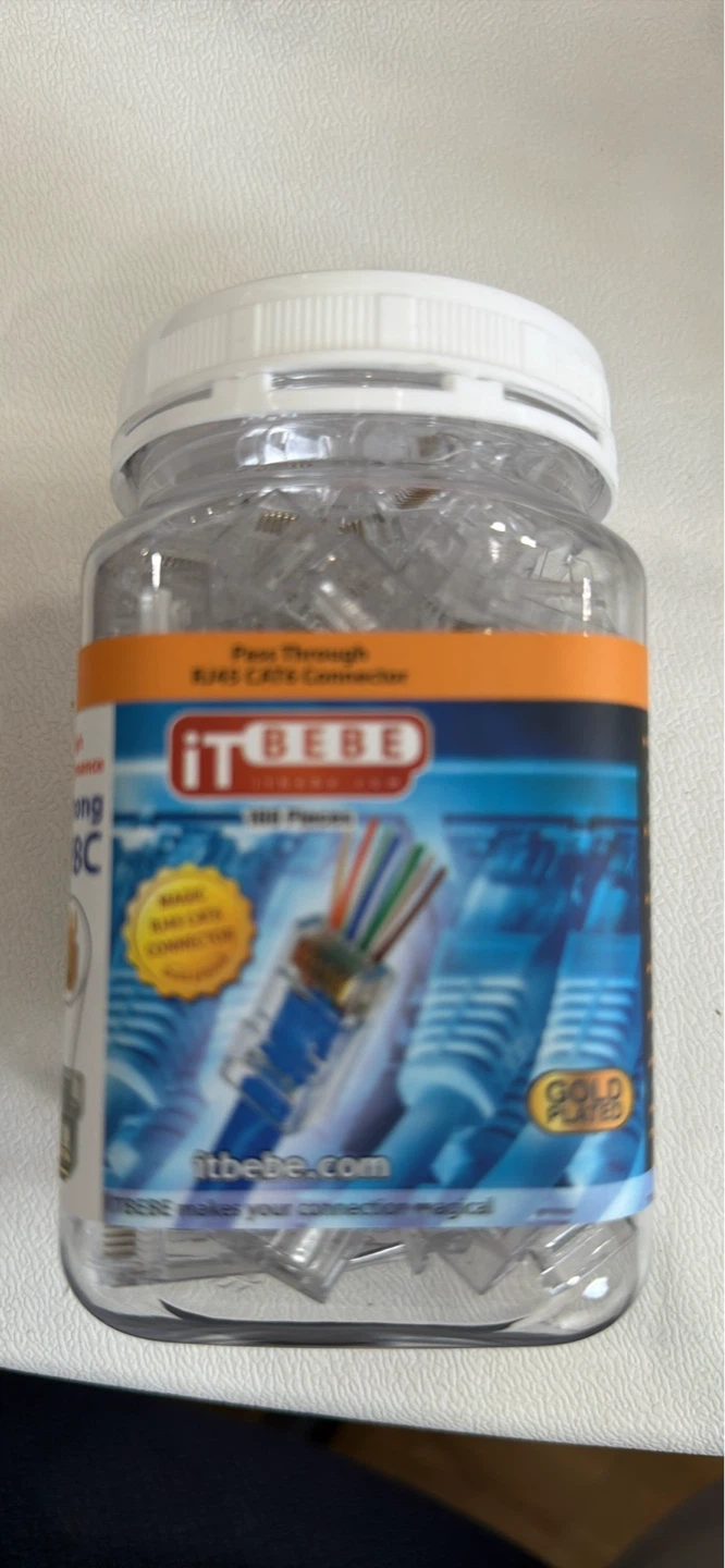 ITBEBE RJ45 CAT6 CAT5/5E Strain Relief Boots - 100 Pieces - photo 4